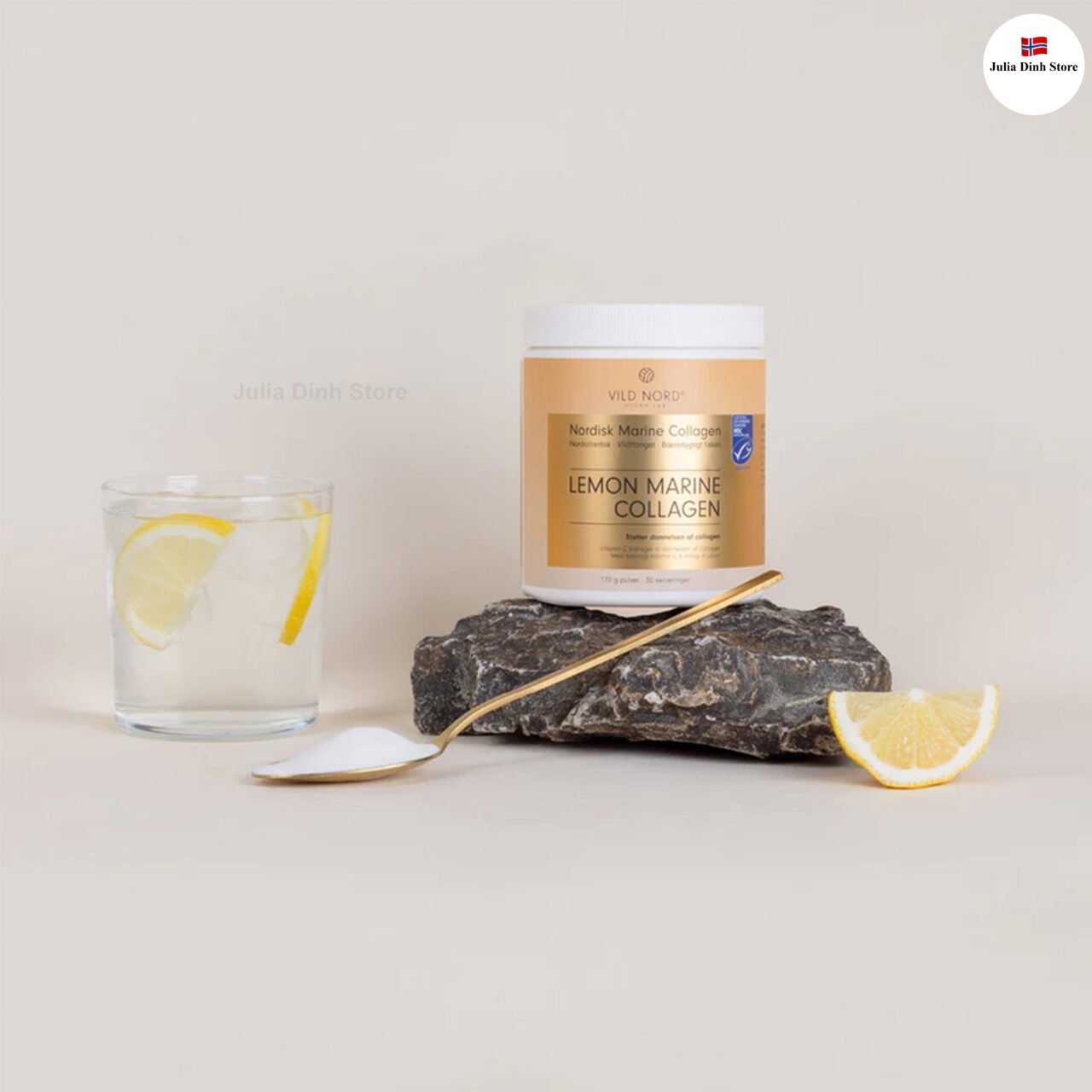 Collagen thủy phân Lemon Marine VILD NORD vị chanh (170g) - Hình ảnh 2