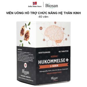 Viên uống bổ não Hukommelse+ Biosan (60 viên)