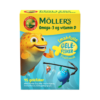 Thạch dầu cá Mollers bổ sung Omega 3 hương vị trái cây