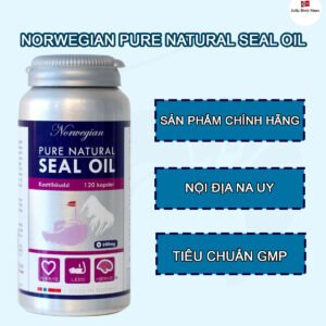 Dầu hải cẩu tinh khiết Norwegian Pure Natural Seal Oil Nauy (120 viên)