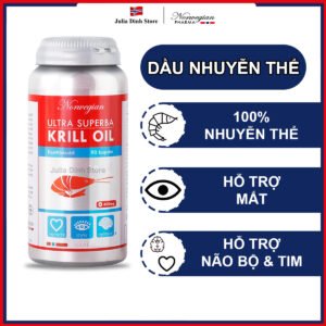 Dầu nhuyễn thể Norwegian Ultra Superba Krill Oil Nauy (90 viên)