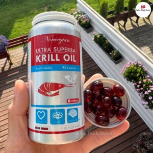 Dầu nhuyễn thể Norwegian Ultra Superba Krill Oil Nauy (90 viên)