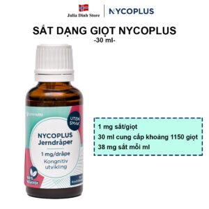 Sắt dạng giọt Nycoplus Jerndraper nội địa Na Uy (30ml)